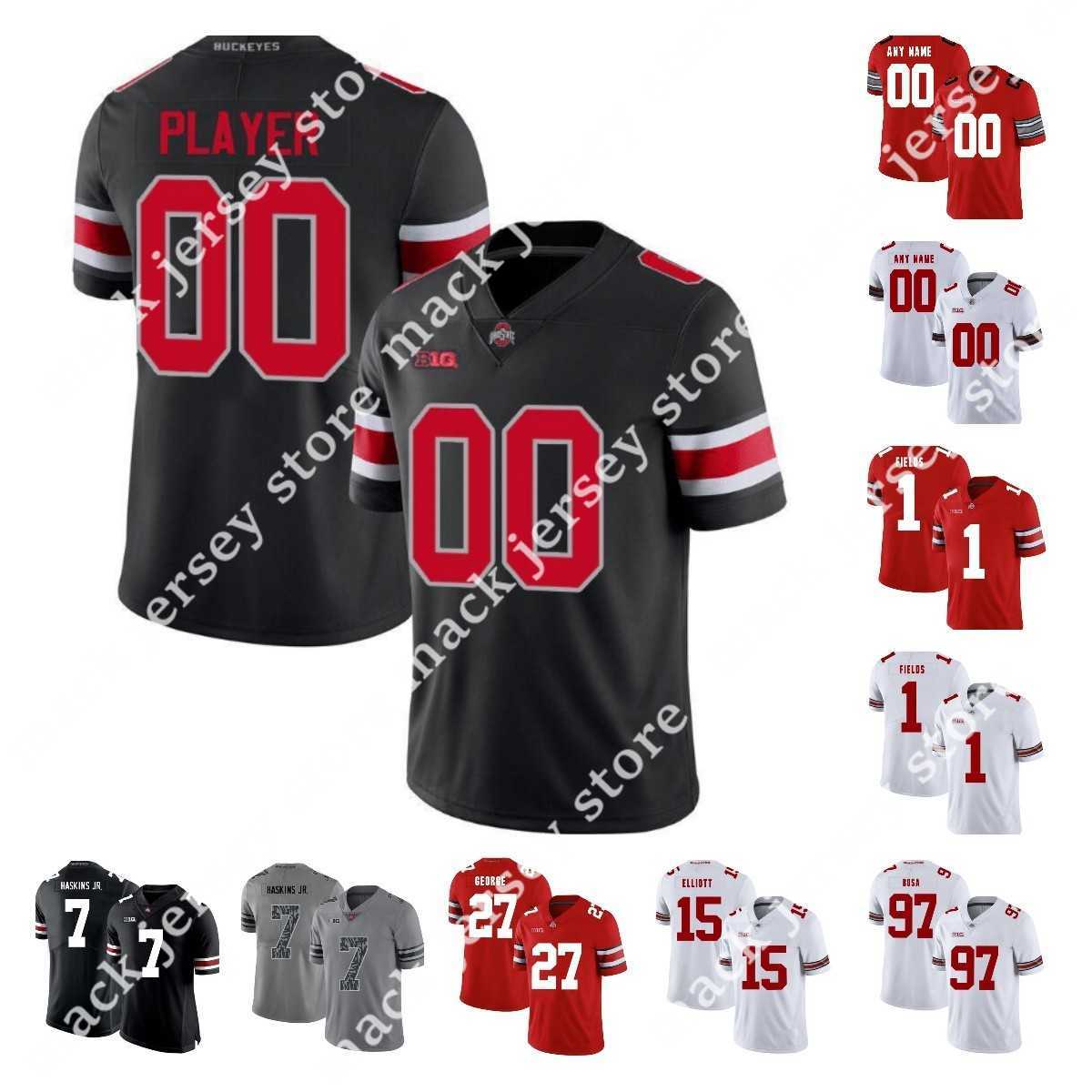 

Ohio State Buckeyes Custom College Football Jersey Jaxon Smith-Njigba C.J. Stroud TreVeyon Henderson Chris Olave Harrison Jr. J.T. Tuimoloau, Red