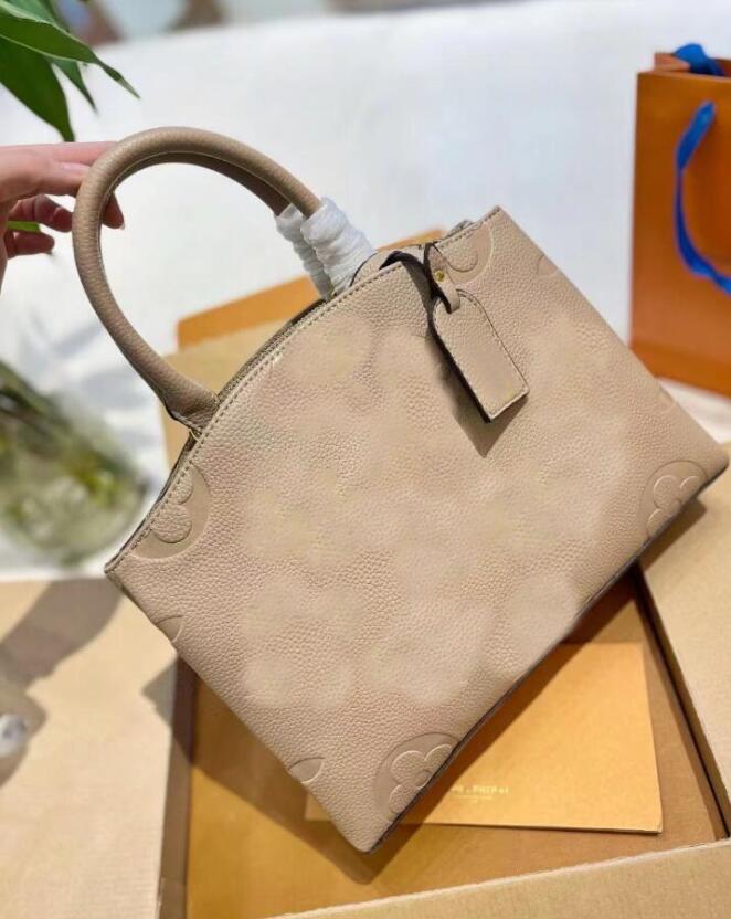 

High Quality Fashion Classic Bags All-match Genuine Leather Letter Large Medium Small Tote Vintage Messenger Women Handbags Shoulder Bag, Black