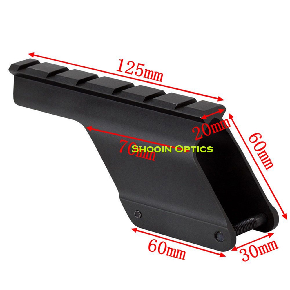 

Shooin Optics Scope Red Dot Mount For Remington 870 12 Gauge M6772, Black