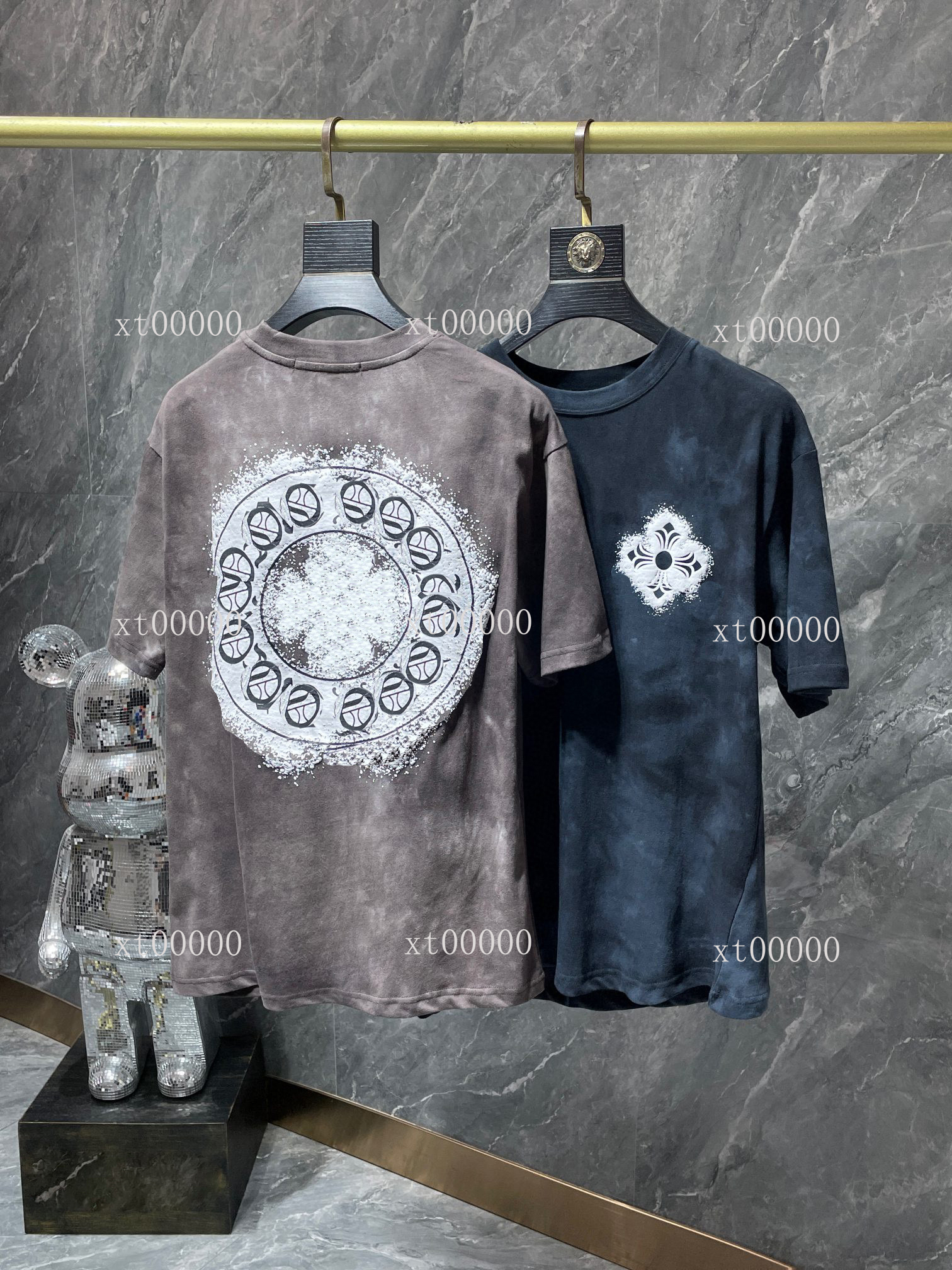 

22SS Designer Letter Printed T Shirts Tee Sweatshirt Fashion High Street Short Sleeves Summer Casual T-Shirt Breathable Men Women Crew Neck Tees Dresses for Wome 6-200, Blue