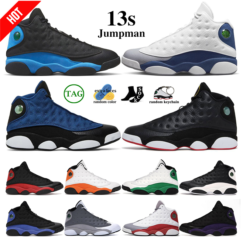 

13 13s men women basketball shoes Playoff 2023 University Blue French Blue Black Cat Flint Hyper Royal Court Purple Starfish Love and Respect sports sneakers