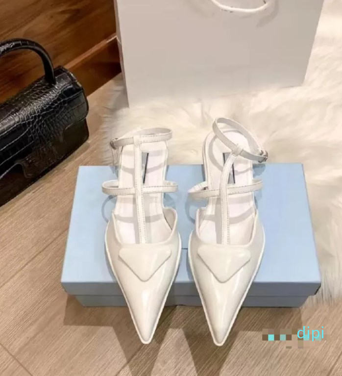 

Designer Womens Sexy High Heel Sandals Women Leather Dress Shoes Designer Black Stiletto, White