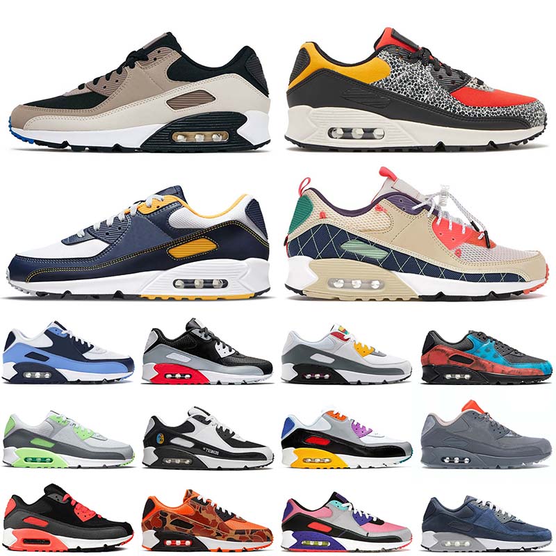 

Triple Black White 90s 90 Basketball Shoes Malt Blue Slate Flyleather 30th Anniversary UNC Infrared Trail Team Gold BE True Womens Mens Airmaxs Sneakers Trainers, A59 40-46 split aquamarine