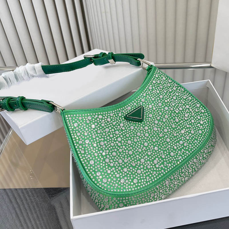 

bag women handbag hobo purses lady BlingBling with flash drill handbags crossbody shoulder channel tote fashion Luxury Wallet bag, Color 01