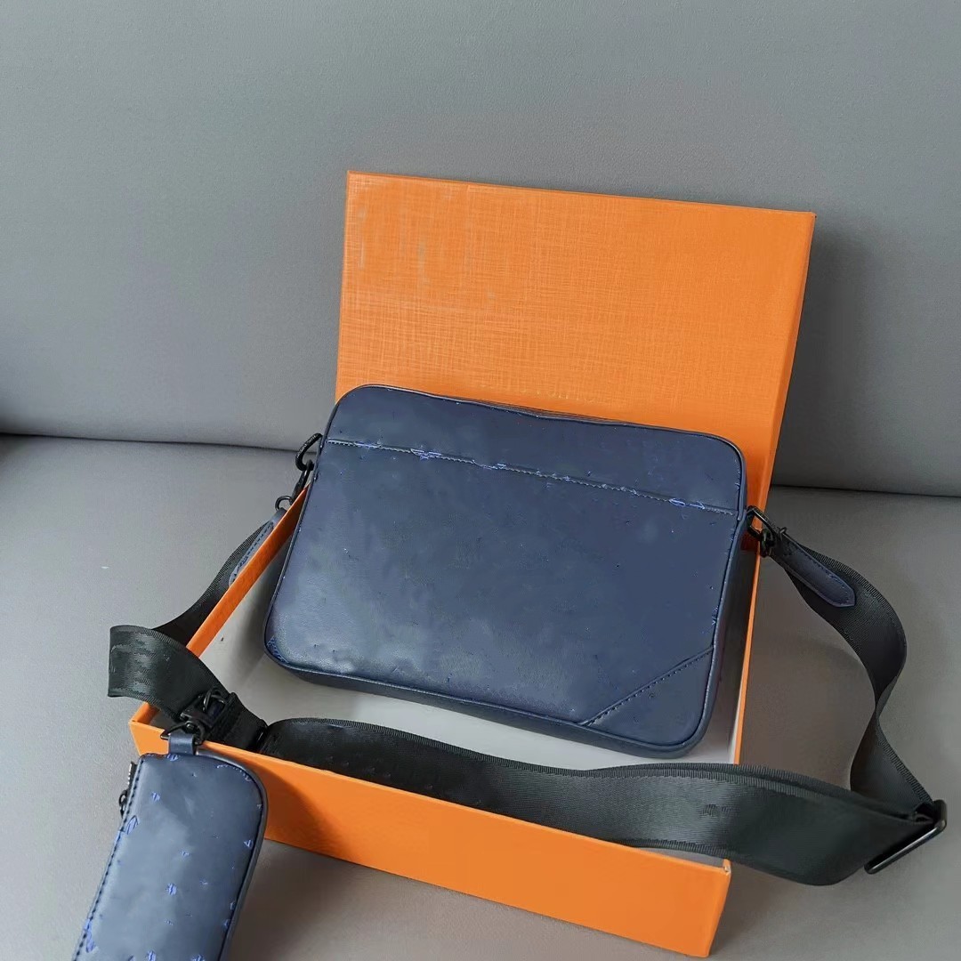 

Sale 3 Piece Man Womens Luxurys Designers Bags Handbags Hobo Purses Handbag Crossbody Shoulder Channel Totes Fashion Wallet Bag N50068, Blue flowers