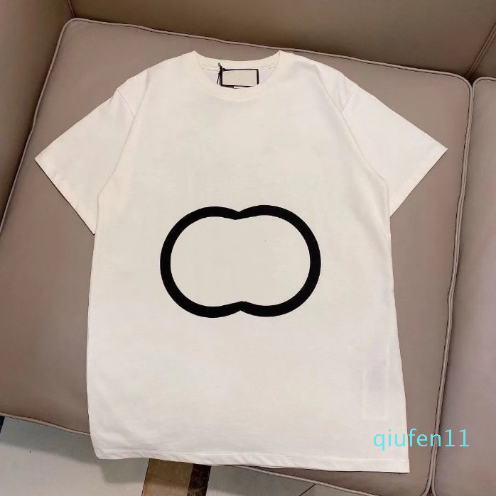 

Women t Shirt Tide Clothing Pullover Loose Tops Letter Design Street Clothing Classic Casual Wear Fashion Apparel, White