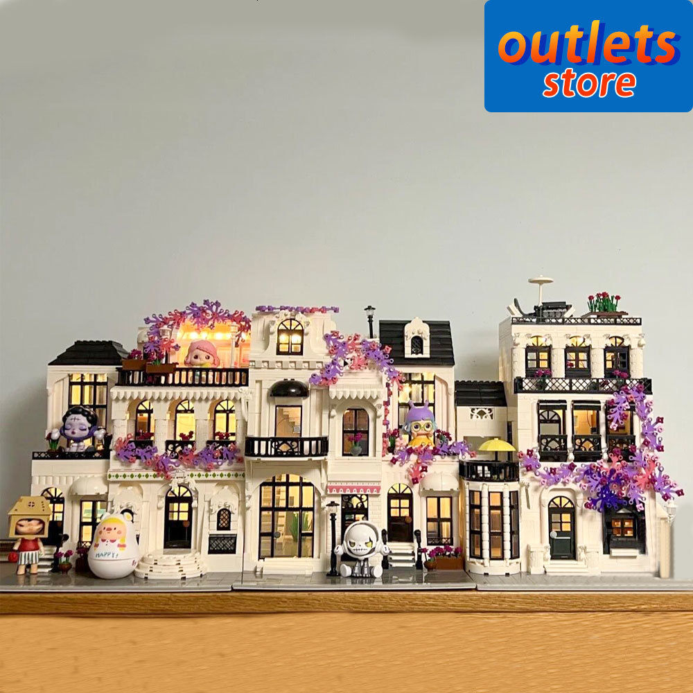 

Blocks 86013 Creative Expert Street View Europe Garden Street Moc Modular Bricks Building Block House Model Toys Garden Center 2053PCS 230131