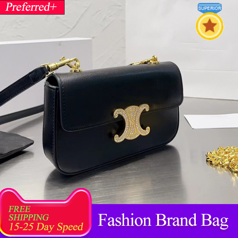 Spring semicircle Bag Arcs fashion Triomphes bag retro leather bag 2023 new single shoulder crossbody bag