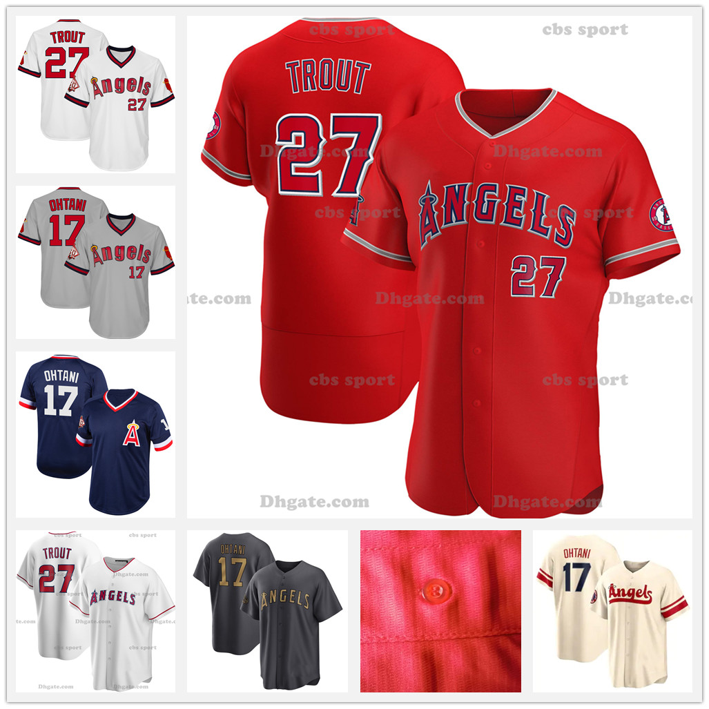 

17 Baseball Custom Jerseys 2023 Shohei Ohtani Jersey 27 Mike Trout Connect city Jared Walsh Taylor Ward David Fletcher Luis Rengifo Jo Adell Anthony Rendon Los Angele, Kids s-xl cool base nk logo