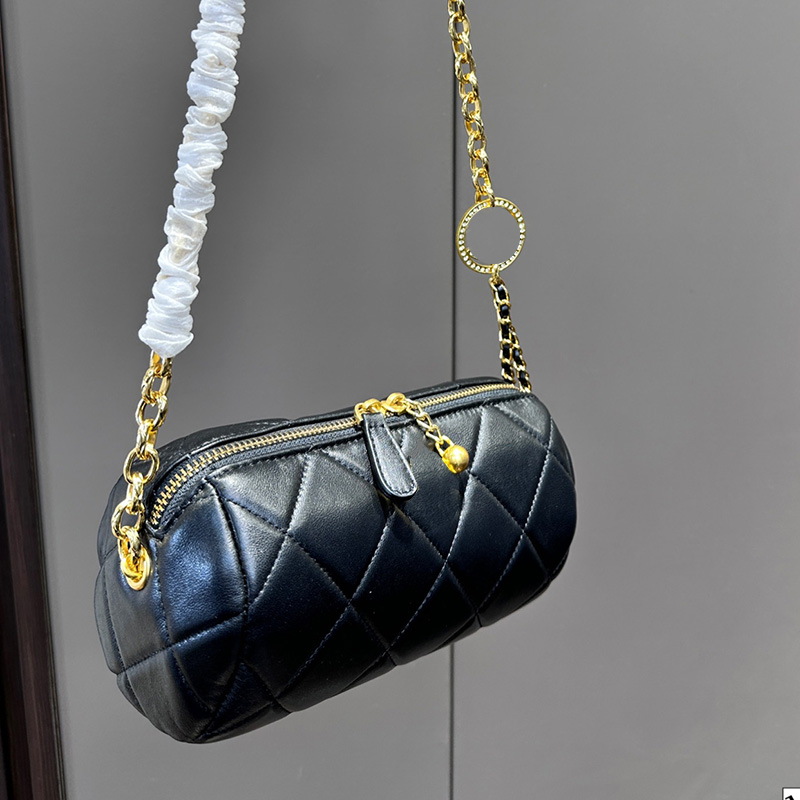 

CC Bags Luxury Brand Shoulder Bags Womens Lambskin Pillow Bags Diamond Lattice Gold Metal Chain Crossbody Shoulder Handbags Vanity Cosmetic, Box