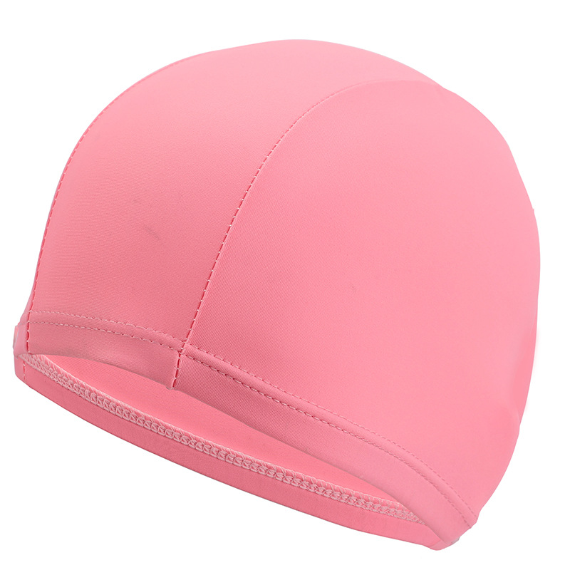 

Summer New Polyester Teenage Swimming Cap for Boys Girls High Elastic Fashion Large Children Ear Protection Children Swimming Cap 1223989