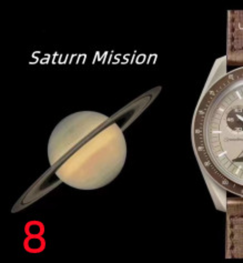 

om16 Bioceramic Planet Moon Mens Watches Full Function Quarz Chronograph Watch Mission To Mercury 42mm Nylon Luxury Watch Limited Edition Master Wristwatches