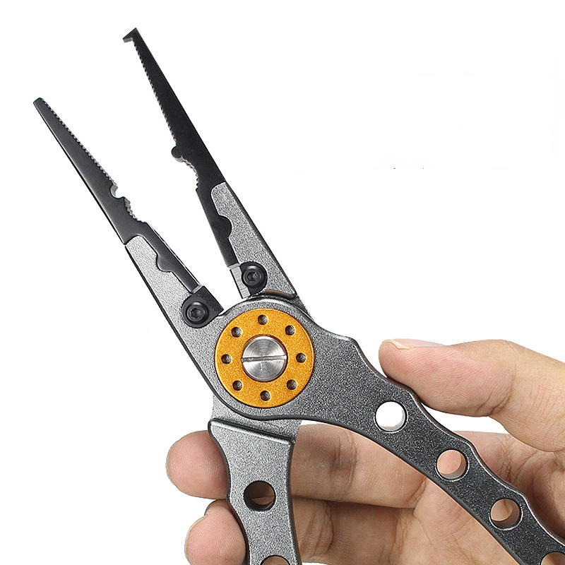 Fishing Accessories Multifunctional Fishing Tool Pipe-mouth Road Ya Pipe-mouth Tiger Pliers Control Fish Cutting Fishing Line-image-838614235