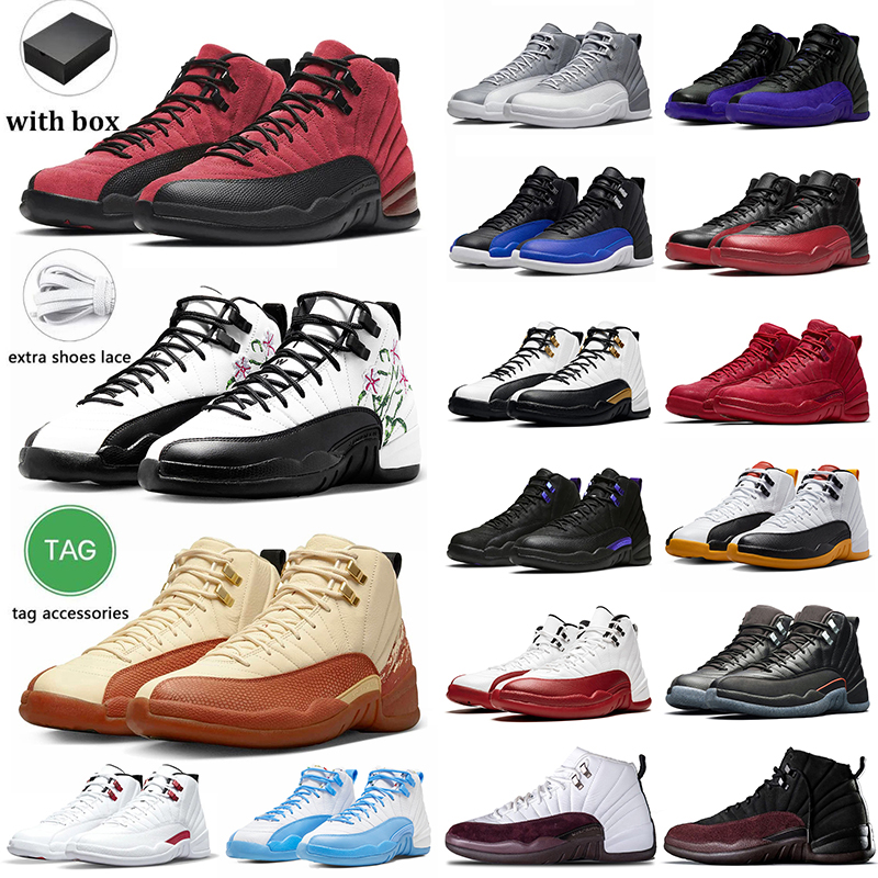 

2023 With Box Jumpman 12 Basketball Shoes A Ma Maniere 12s Black Taxi Eastside Golf 25 Years in China Cherry Floral Stealth Playoffs Gym Red Mens Trainers Sneakers, Item (29)