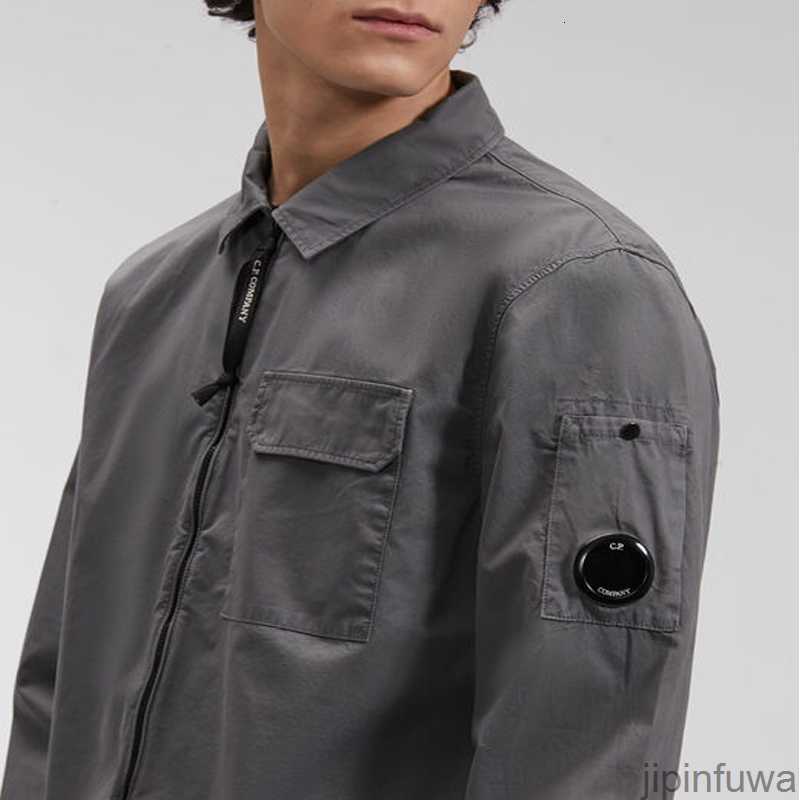 

Men's Jackets 2023 Spring Casual Hoodie CP Shirts Long Sleeve Jacket Pocket Company Goggles Lens Decoration Zipper Thin UK High Street Coats Sweatshirts 0FZC, Yellow