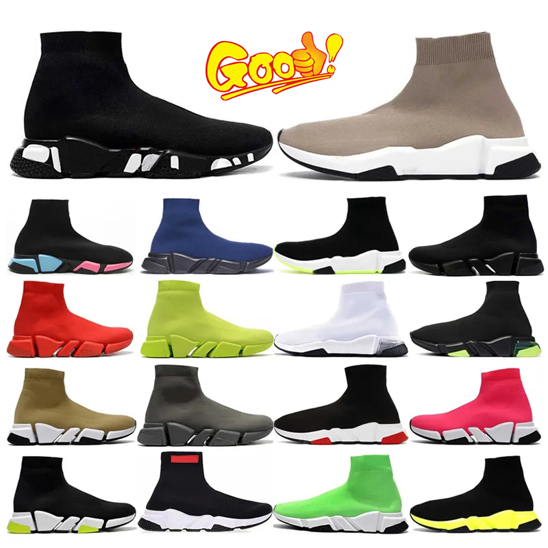 

Casual shoes Designer Speed 1.0 2.0 Socks Graffiti Trainers Platform runner sock shoe black white men womens Sneaker speeds trainer balenciagas balencaiga, 2.0 black white