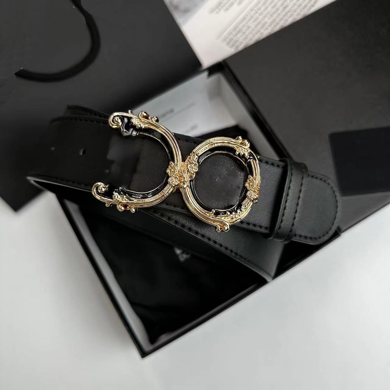 

Designer belt luxury women men classic pin buckle Letter belts gold and silver black buckle head striped casual width 4cm size 105-125cm fashion versatile nice, As pics