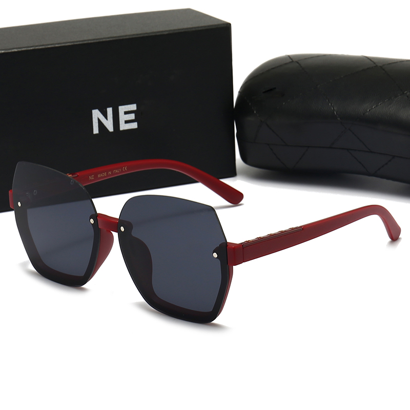 

Designer sunglasses fashion Luxury sunglasses for women men Half Frame Refined glasses Driving Beach shading UV protection polarized glasses gift with box nice