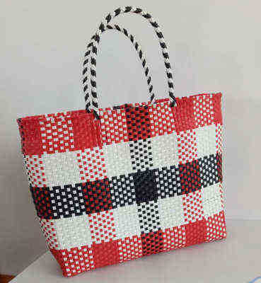 

qwertyui45 Totes Weave Basket Beach Bag Straw Totes Bag Bucket Summer Bags Handmade Women Braided 2018 New waterproof Shopping bags 020223H, As is shown in