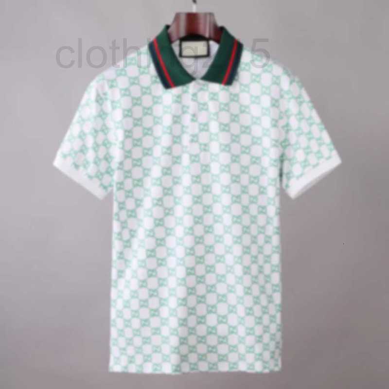 

Men's Polos Designer 100% Cotton Polo Shirt Luxury Letter Print Mens Clothes Women Men Short Sleeve Tees Tops Fashion Business Casual Summer T 9BP5, Beige