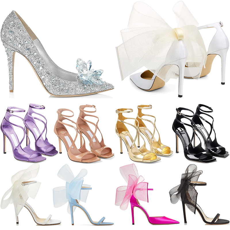 

Luxurys Designers bow heels Dress Shoes Pumps sandals high heels 8 10 12 cm Latte Asymmetric Grosgrain Mesh Fascinator Bows Black Latte Fuchsia wedding shoes