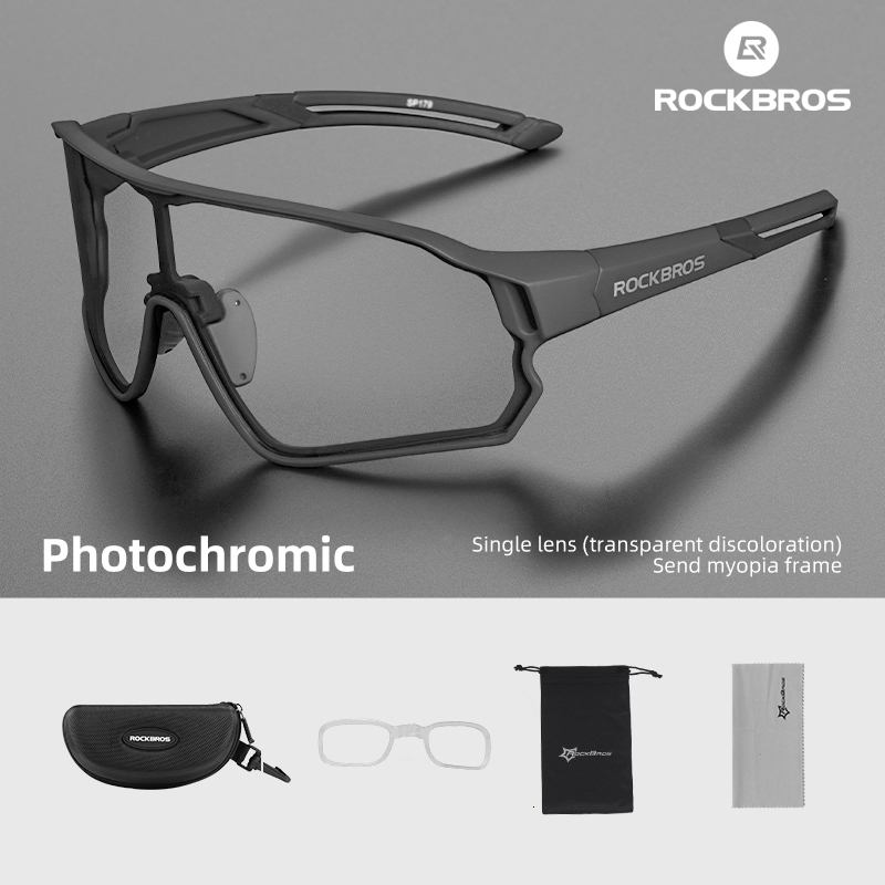 

Sunglasses ROCKBROS Cycling Glasses Pochromic MTB Road Bike UV400 Protection Ultralight Sport Safe Eyewear Equipment 230202
