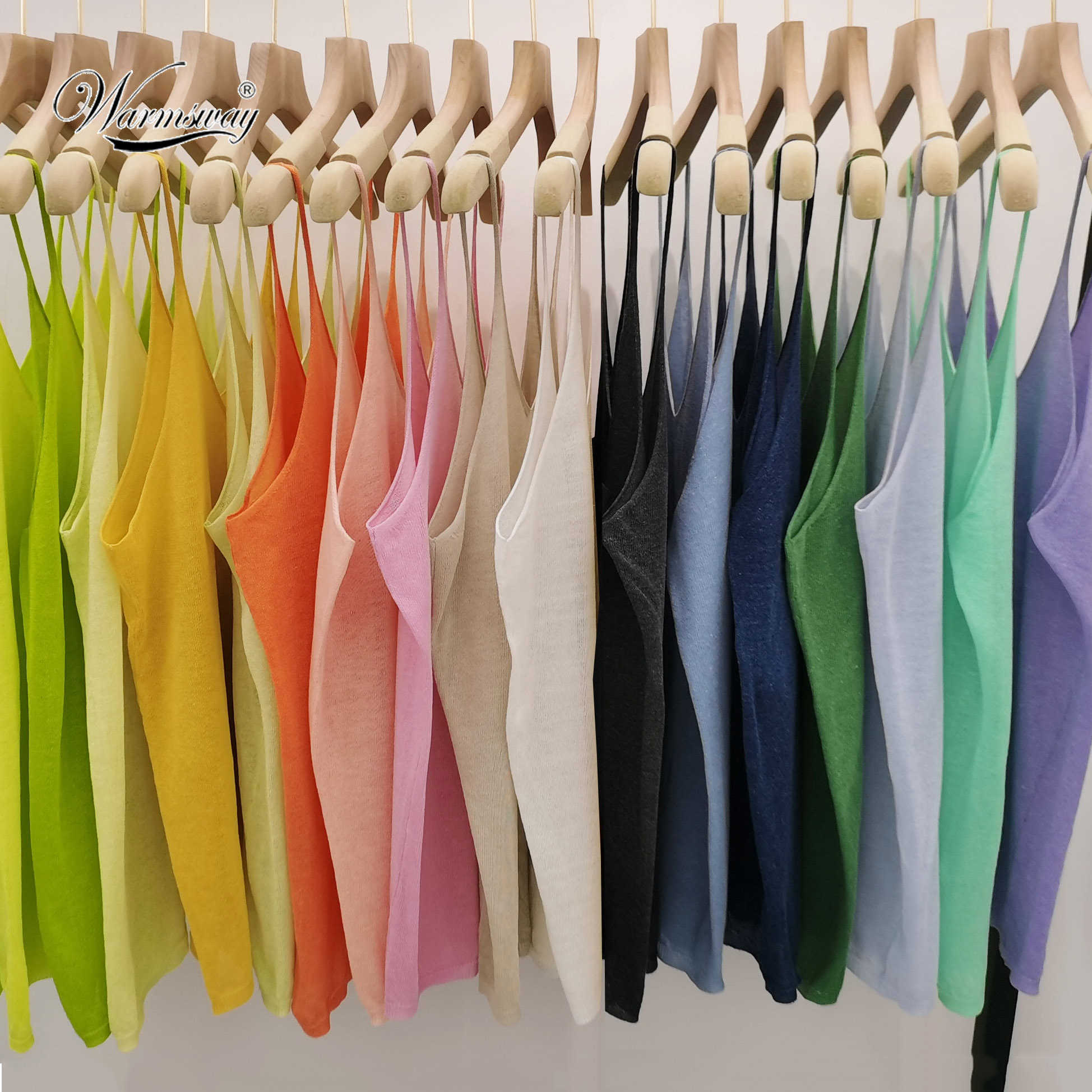 

Women's Tanks Camis Spaghetti Strap V Neck Tank Tops Women Sleeveless Linen Thin Camisole Summer Solid Colors Camis Tops Pink A-001 Y2302, Navy blue