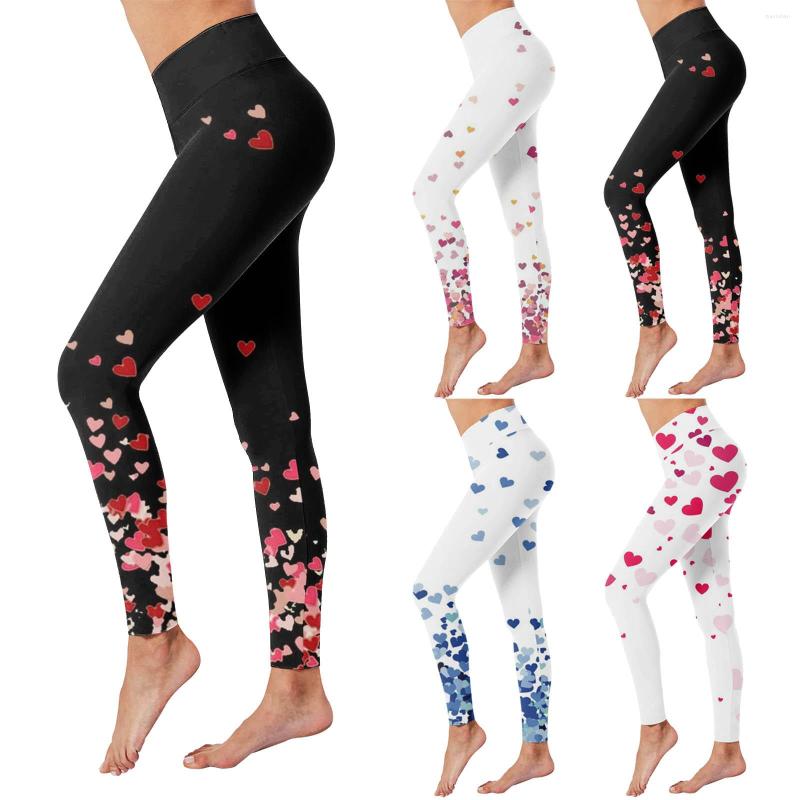 

Women' Pants Valentine' Day Print Series High Waist Womens Shiny Leggings Women' Shorts Printed Cotton Sleep Pack, Black