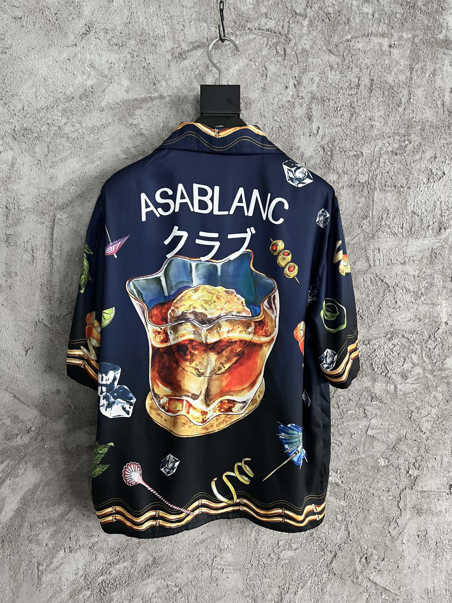 

Summer men's Casual Shirts high-end quality printed short-sleeved silk shirt casual beach shirt~US size luxury top, Multi