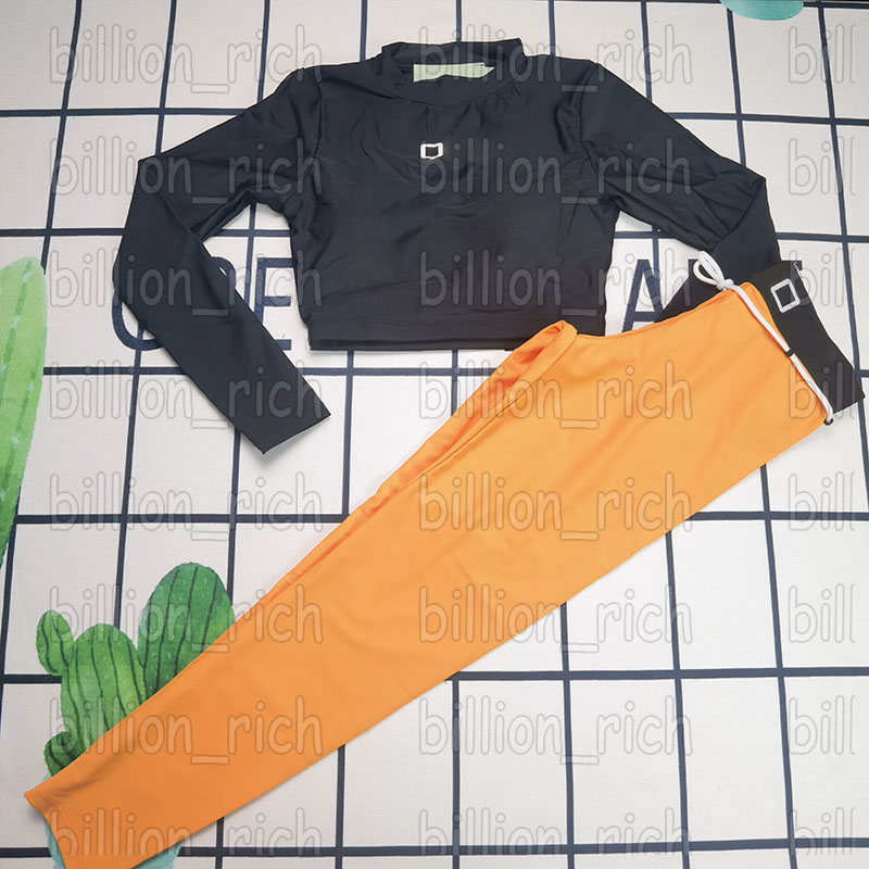 

Luxury Women Tracksuit Long Sleeve Dry Quickly Yoga Outfits Summer Spring Fashion Yoga Set, With label