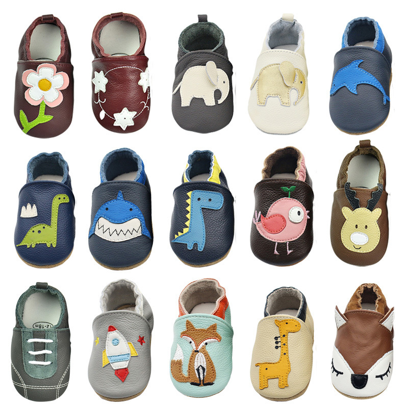 

First Walkers Infant Shoes Soft Genuine Leather Boys Girls SkidProof Shoe Autumn Baby Girl Sneakers Toddler Boy born slippers Walker 230202, 26