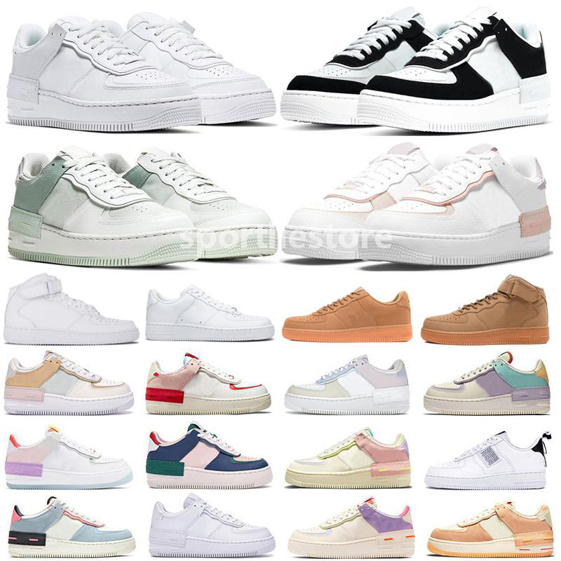 

Designer Mens Sports Shoes air forces OG Classic Triple airforces 1 Low Shadow Utility Black FoRcEs Wheat Frost Pale Ivory Pastel AiRs Women Trainers size 36-45, 26