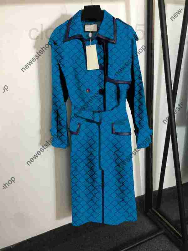 

Women' Trench Coats Designer 2022 Autumn womens trench coats designer luxury Women Windbreaker body letter print jacket Loose Belt Female Casual Long Trenchs YQLW, Yellow