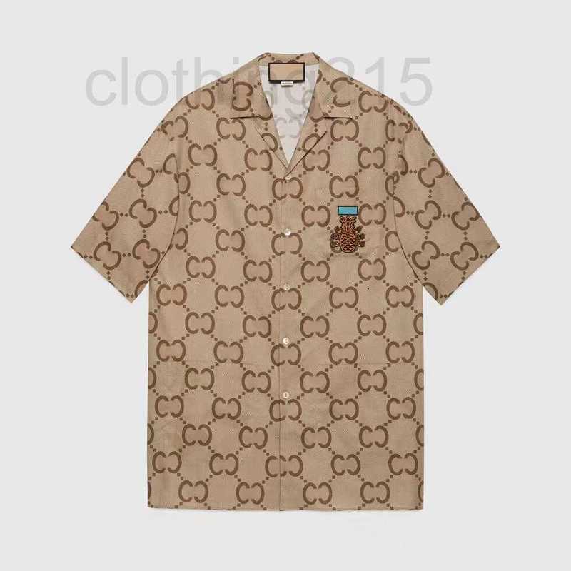 

Men's Casual Shirts Designer Luxury Mens Fashion Geometric print bowling shirt Hawaii Floral Men Slim Fit Short Sleeve Variety Y9Z5, Customize