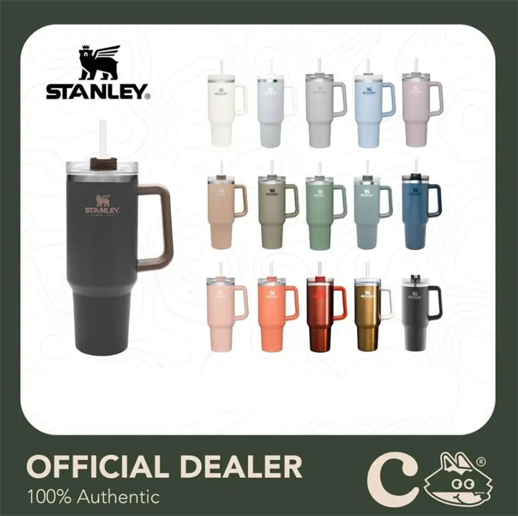 

40oz Mug Tumbler With Handle Insulated Tumblers Lids Straw Stainless Steel Coffee Termos Cup with Logo Wholesale EE