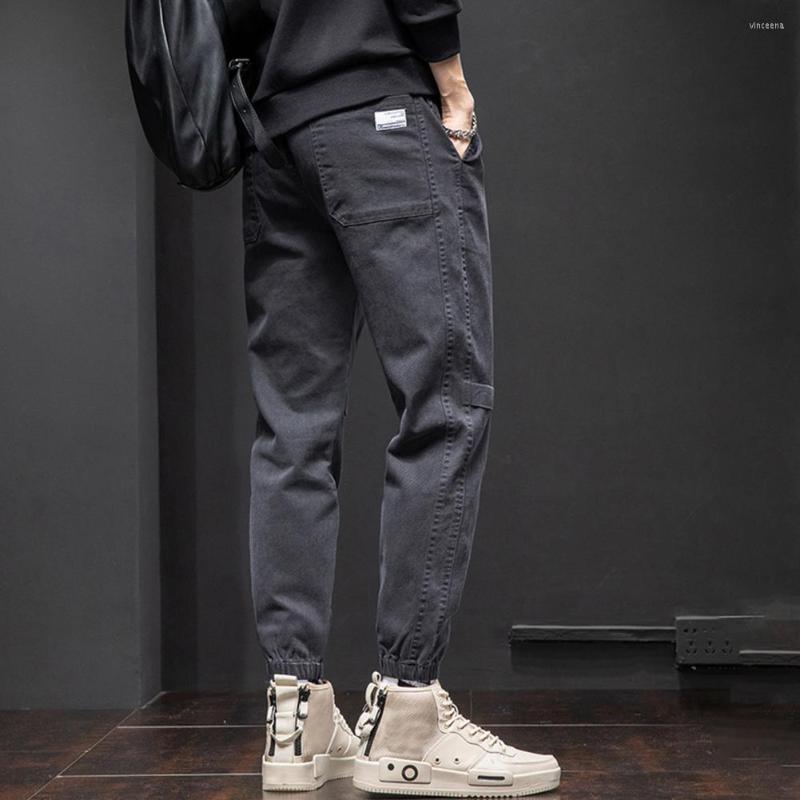 

Men's Pants Cold Resistant Straight Men Winter Warm Plush Lining Sport Streetwear, Black