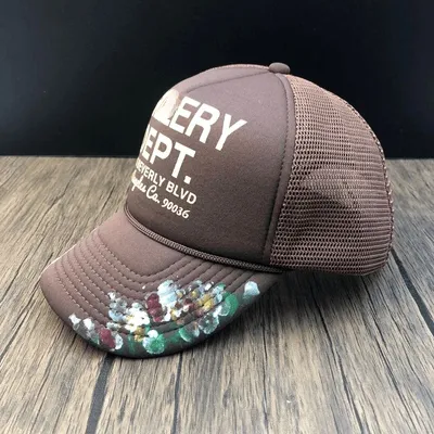 

Fashion Stingy Brim Hat Adjustable Letter Pattern Dome Baseball Cap, Red