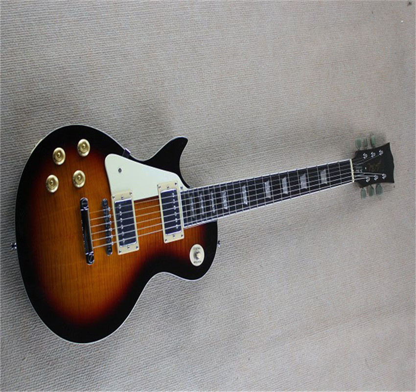 

brown guitar electric guitar LP Standard Guitar Left Handed Vintage Sunburst