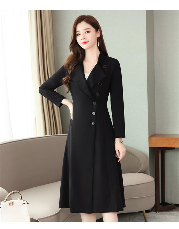 

Casual Dresses Autumn Black Vintage Long Dress Summer Sleeve Spring Elegant Retro Maxi Boho Women Vestidos