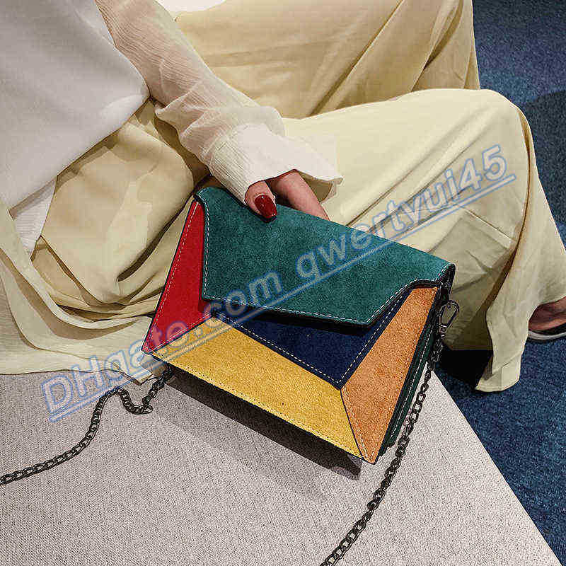 

qwertyui45 Totes 2022 Fashion Patchwork Handbag for Women Luxury Designer Soft PU Mlouye Bag Lady Brand Crossbody Shouler Bag Messenger Purse Bag 020223H, Red