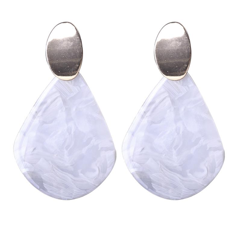 

Dangle Earrings & Chandelier Korean Simple Retro Metal Texture Temperament Cool Wind Geometric Irregular JewelryDangle