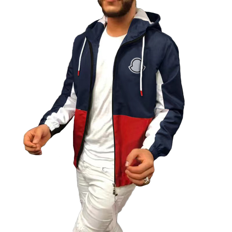 

Men's jacket hip-hop windbreaker fashion jacket men's women's off-the-shoulder jacket fashion couple sports windbreaker hip-hop jacket