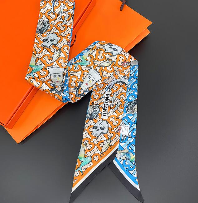 

13color Desinger Letters Print Bags Scarves Silk Handle Gloves Wrap Gradient Muffler Wallet Purse Handbag Women Bag Paris Tote Luggage