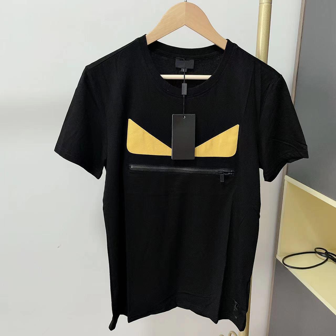 

Luxury Mens Designer T Shirt Black Red Letter printed shirts Short Sleeve Fashion Brand Summer Shirts Men Loose Tees, 999