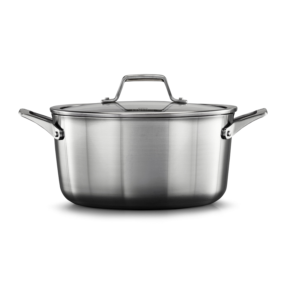 

Calphalon Premier Stainless Steel Cookware 6-Quart Stockpot with Cover