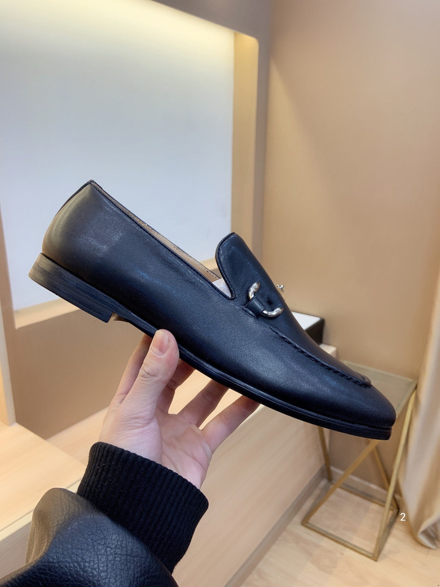 

A3/36Model Designer Former Men Shoe Black Leather Shoes for Men Luxury Plus Size 45 Party Office Business Casual Shoes Loafers Zapatos De Vestir Hombre, #14