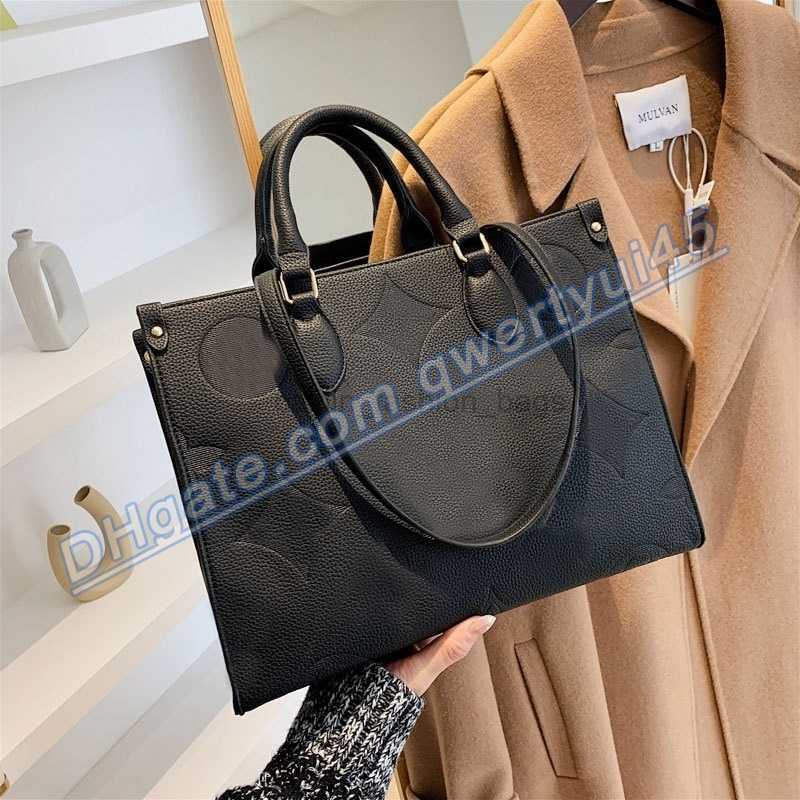 

qwertyui45 Totes Totes Bag Shoulder BagFashion Famous Designer Handbags Women's New 2022 Top Quality Large Capacity Tote Bag 020223H, Black9