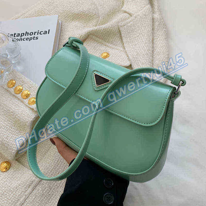 

qwertyui45 Shoulder Bags Solid Color PU Leather Shoulder Square Flap Bags For Women 2022 Women's Designer Luxury Brand Handbag Female Trend Armpit Bag 020223H, Pink