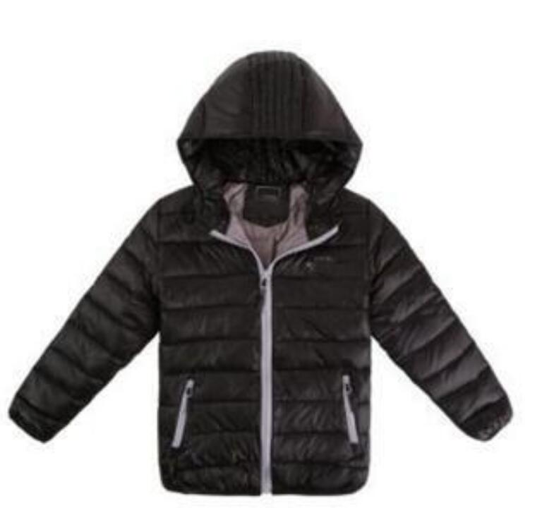 

Children's Outerwear Boy and Girl Winter Hooded Coat Children Cotton-Padded Down Jacket Kids Jackets 3-12 Years black white, Pink