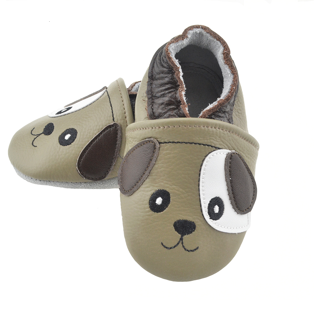 

First Walkers Walker Baby Shoes Animal Genuine Leather Moccasins Soft Sole Boy Slippers Toddler Nonslip Infant 230202, Blue
